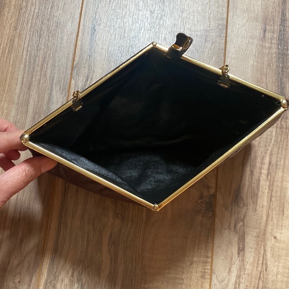 Vintage HL Harry Levine Burgundy Leather Clutch - Picture 7 of 16